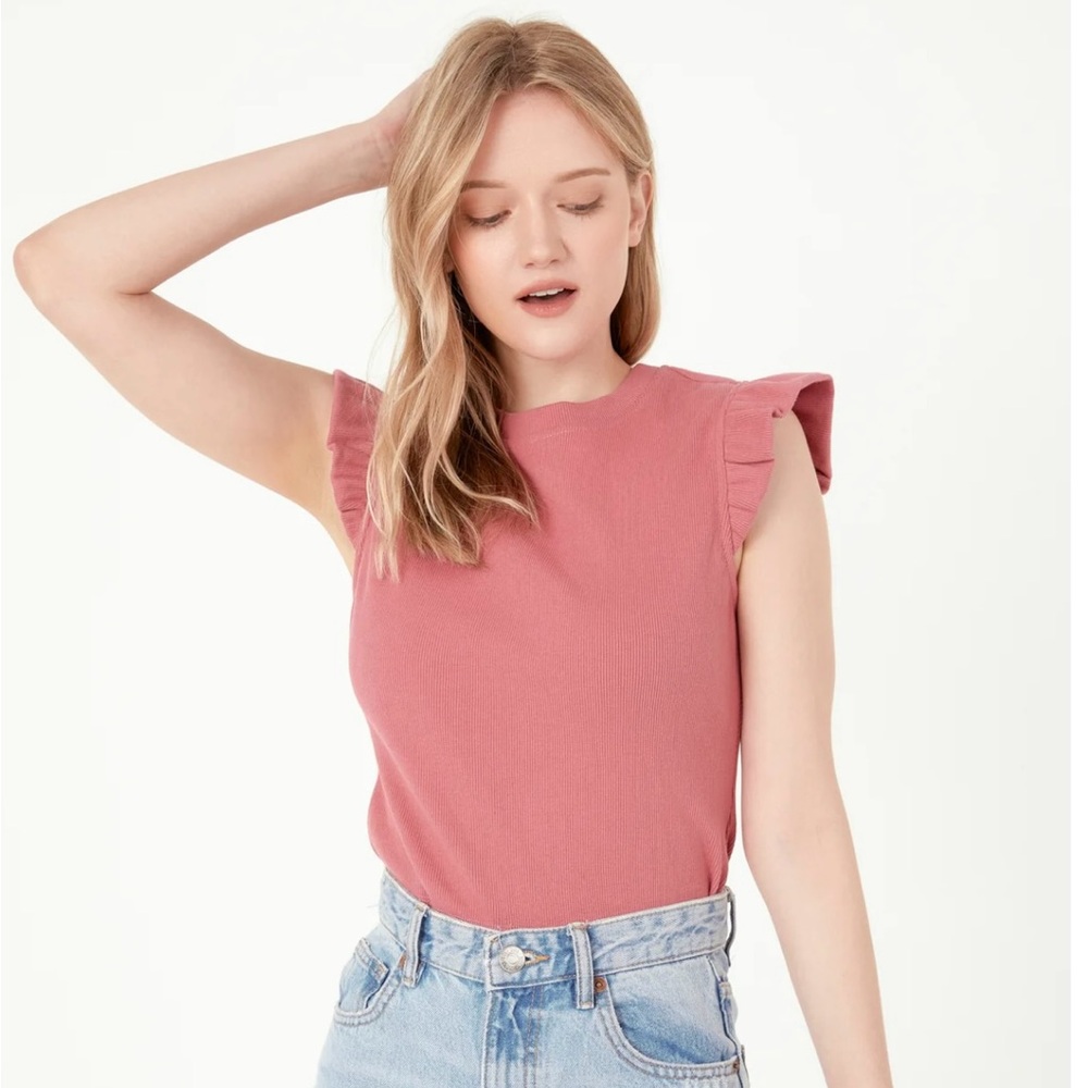 Free the Roses pink top xs